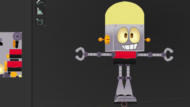 Robot Jones 3D model (Worlds Collide/Saturday Morning Invasion) .blend file