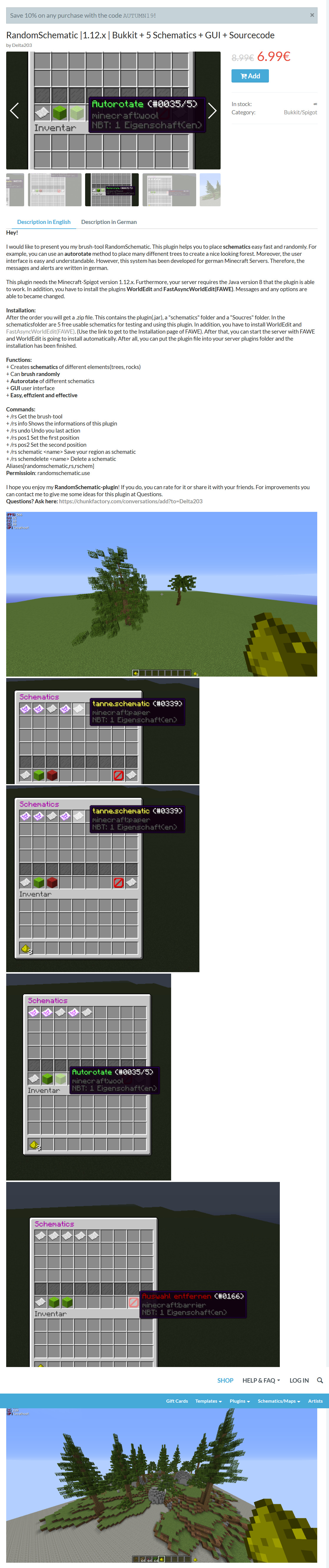 Screenshot_2019-11-02 RandomSchematic 1 12 x Bukkit + 5 Schematics + GUI + Sourcecode Chunkfac...jpg