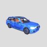 BMW F32 3 Series Wagon (Lowpoly)