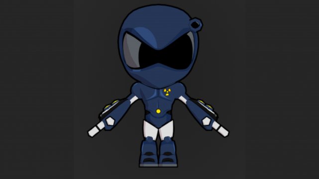 Toonami T.O.M. Nano Model (.blend file)