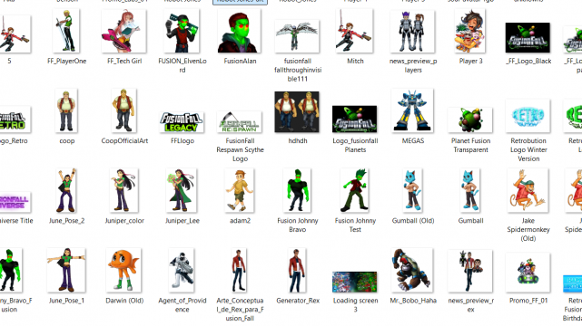 FusionFall Artwork MEGA PACK [Samurai Jack, Time Squad, Flapjack, Courage, Johnny Test, Megas XLR]