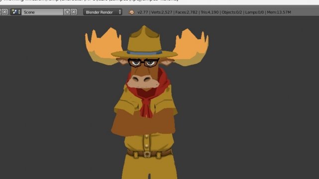 FusionFall Legacy's Lumpus Model (.blend project) - Camp Lazlo