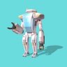 Low-poly exosuit