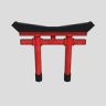 Japanese Tori low poly