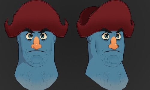 FusionFall Styled Captain Knuckles model from Misadventures of Flapjack