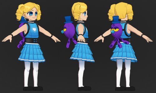 FusionFall Saturday Morning Invasion Bubbles Model sheet