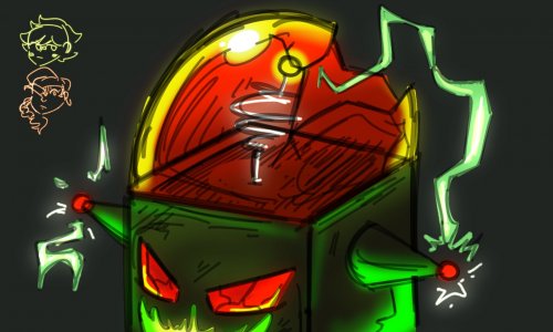 Fusion Robot Jones concept sketch