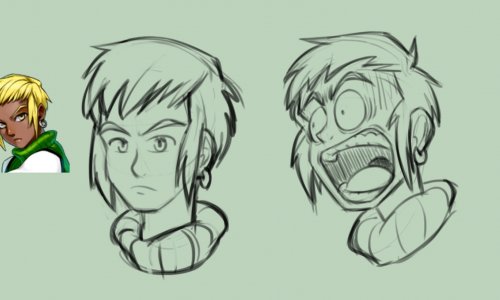 fusionfall player NPC sketch
