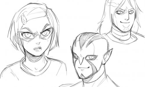 FusionFall Omniverse Gwen, Kevin, and Rook