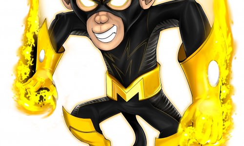FusionFall Styled Monkey character artwork from Dexter's Lab