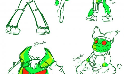 Fusion Artwork concept sketches