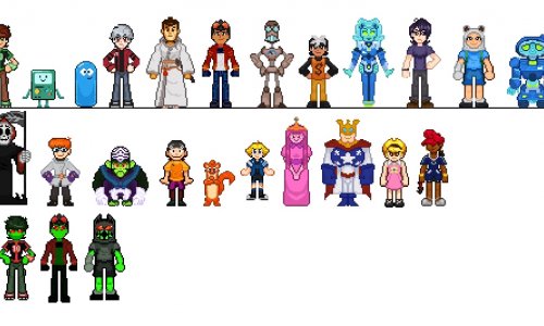FusionFall Pixel Art