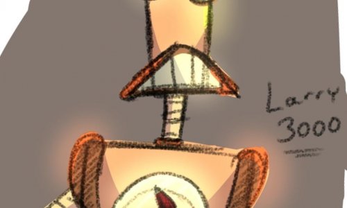 FusionFall Larry 3000 sketch