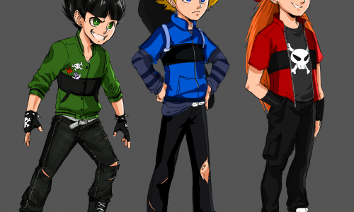 FusionFall Rowdy Ruff Boy Designs