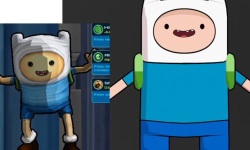 FusionFall Legacy / Worlds Collide Finn Nano