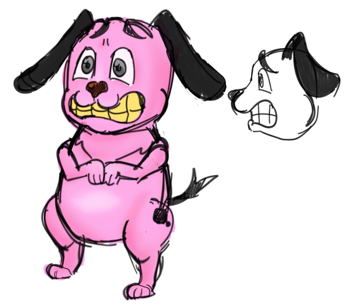 Courage Digital Sketch