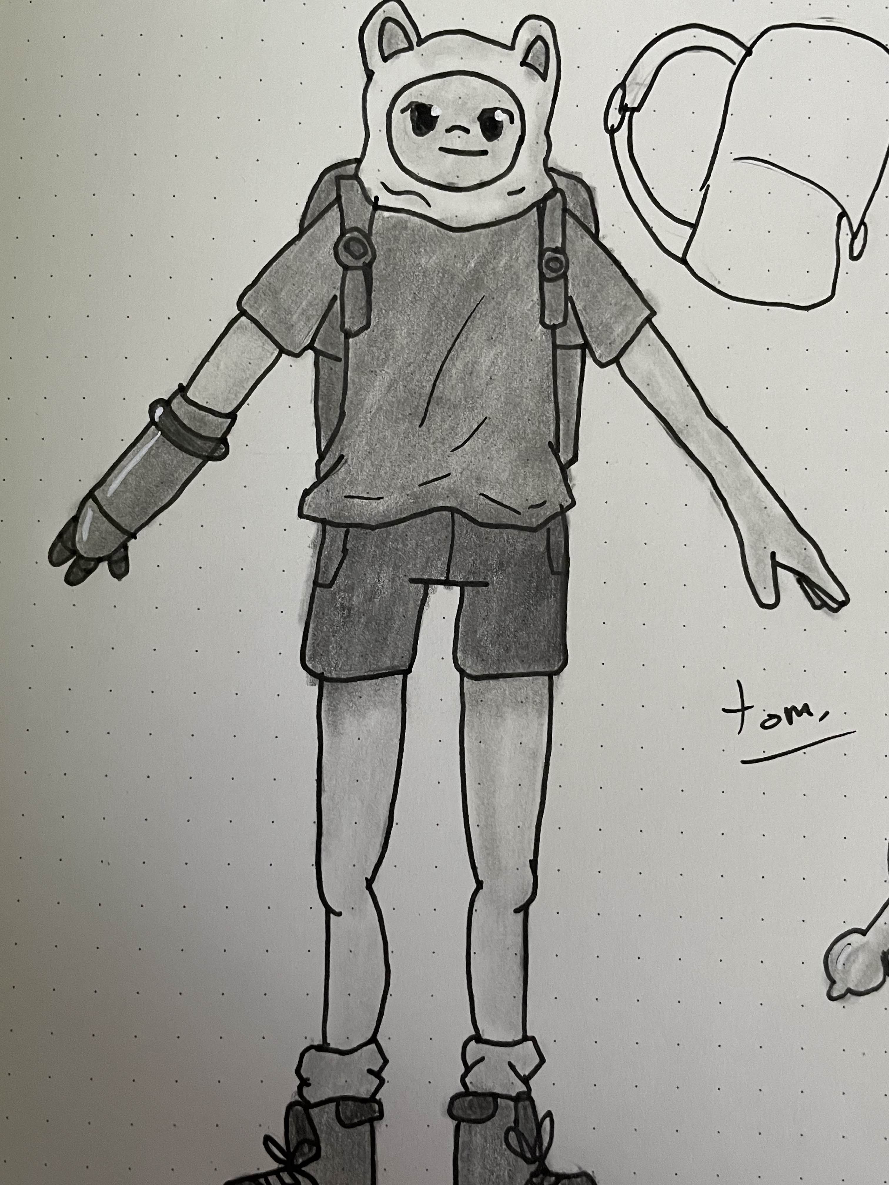 Finn Sketch Adventure Time