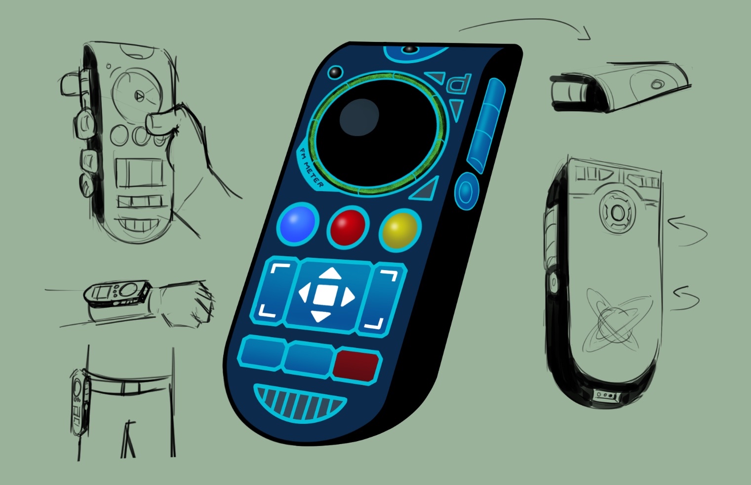 FM Meter / Nanocom sketch concept