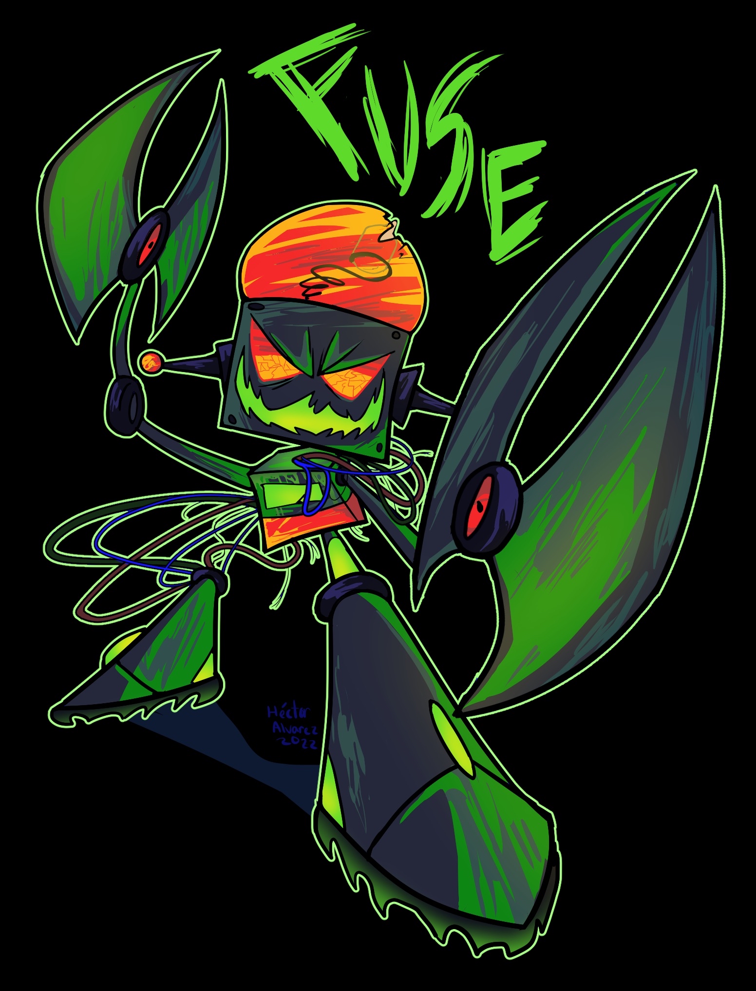 Fusion Robot Jones Artwork