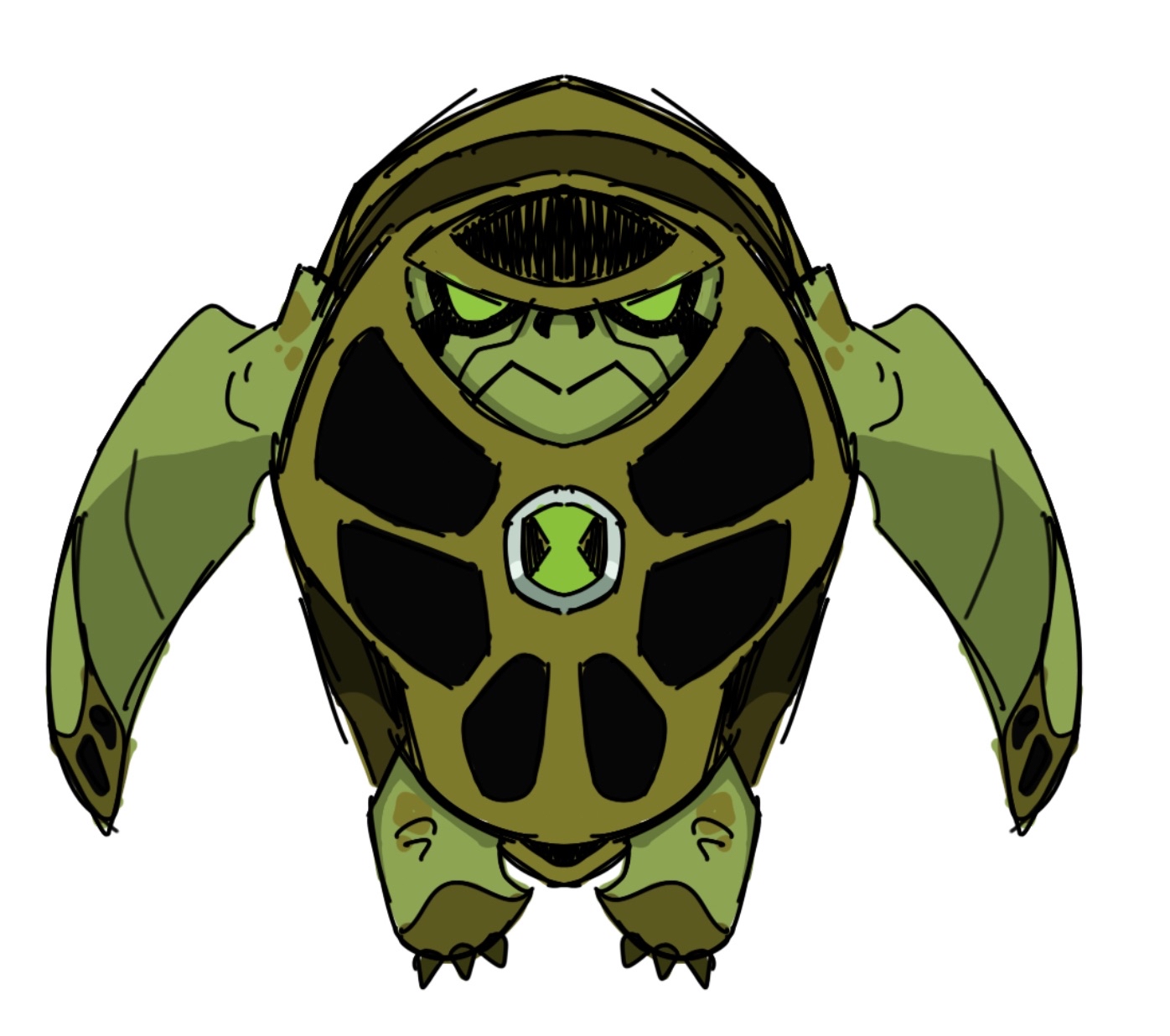 fusionfall ben 10 terraspin nano concept design