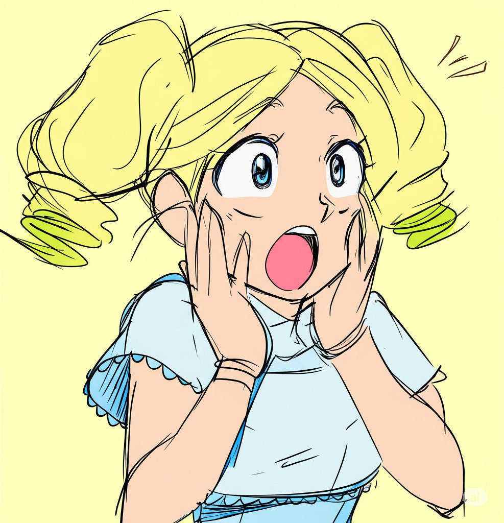 FusionFall Bubbles Sketch (Colorized)