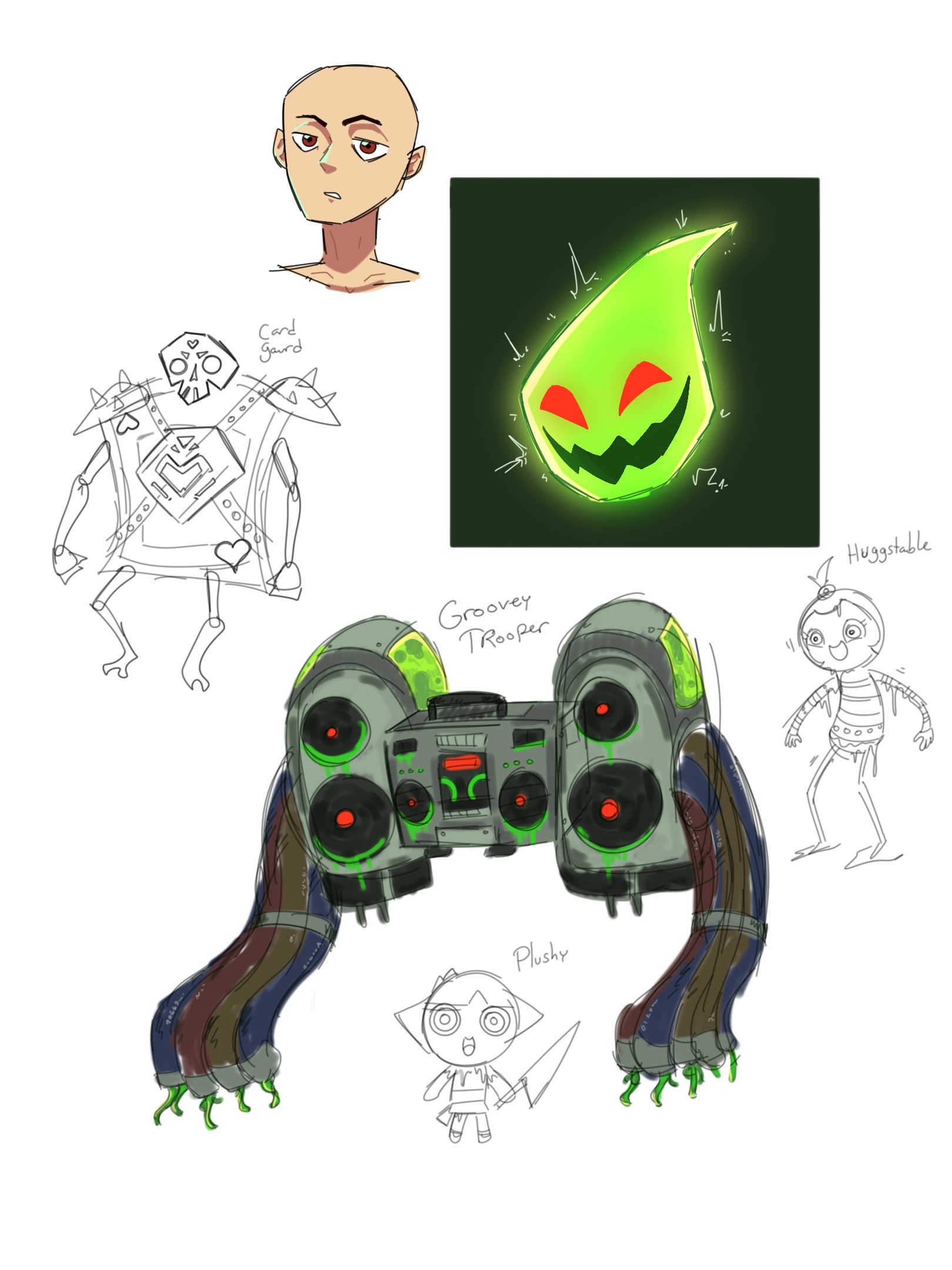 FusionFall Groovey Trooper design