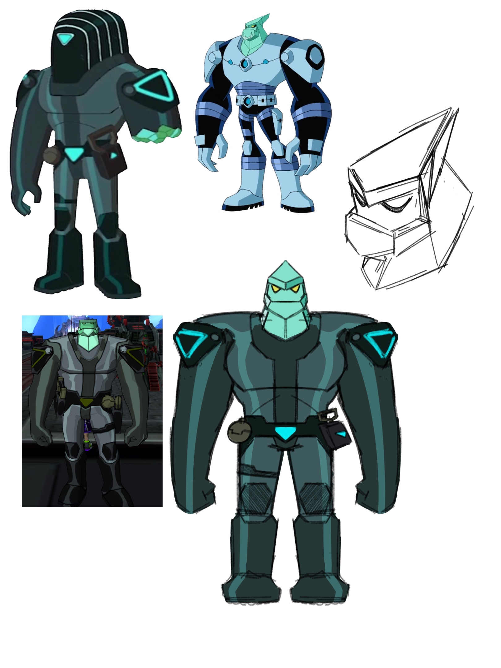 fusionfall inspired chromastone sketch