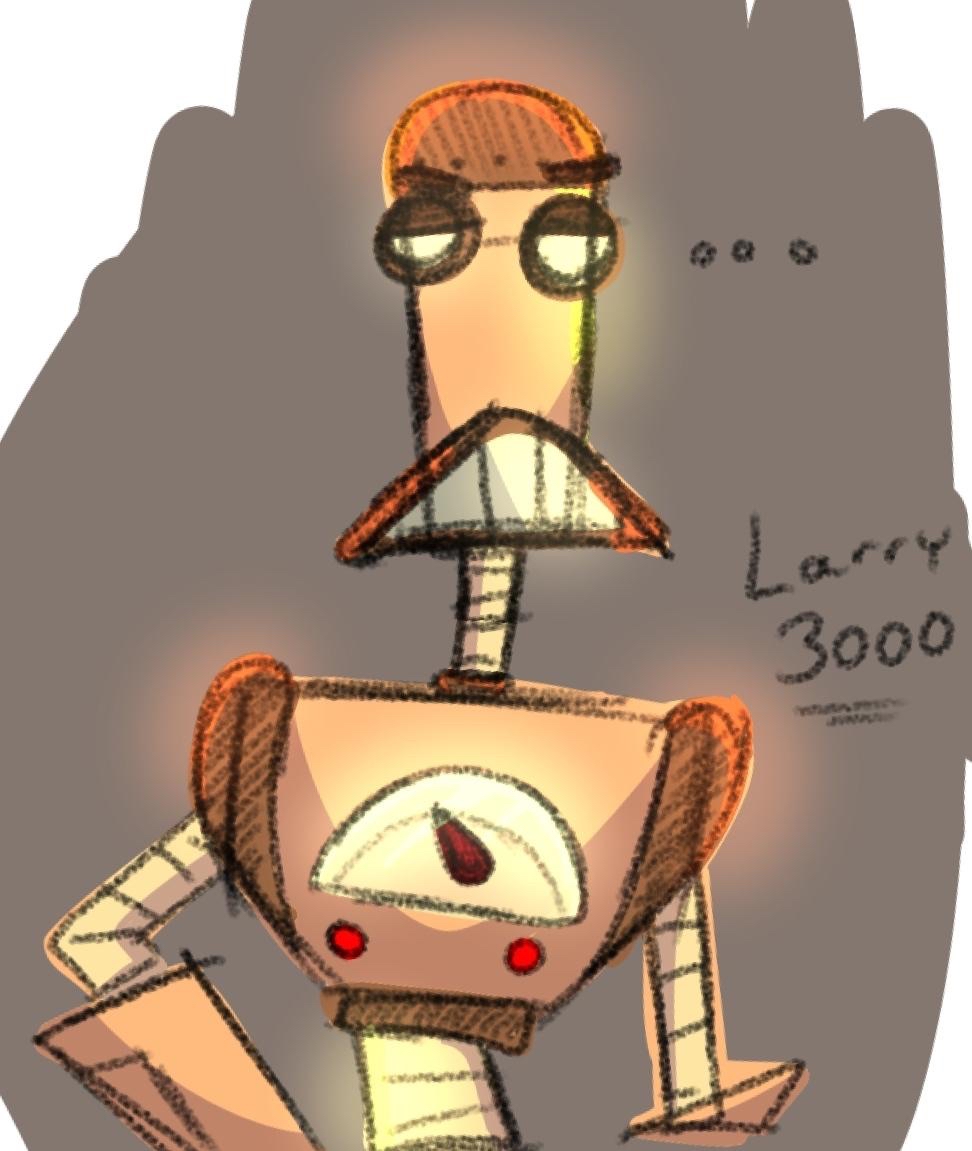 FusionFall Larry 3000 sketch