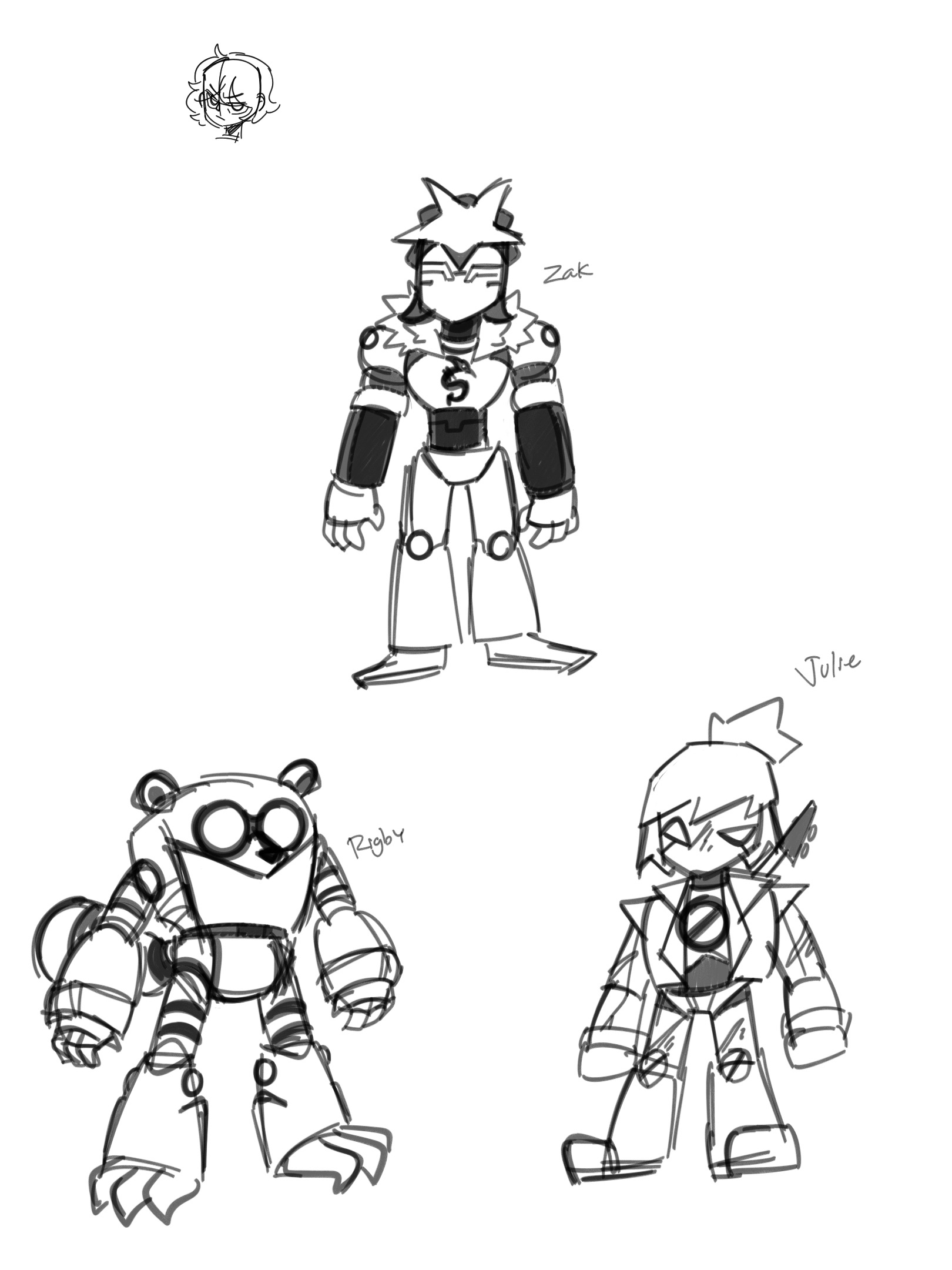 FusionFall mech Designs
