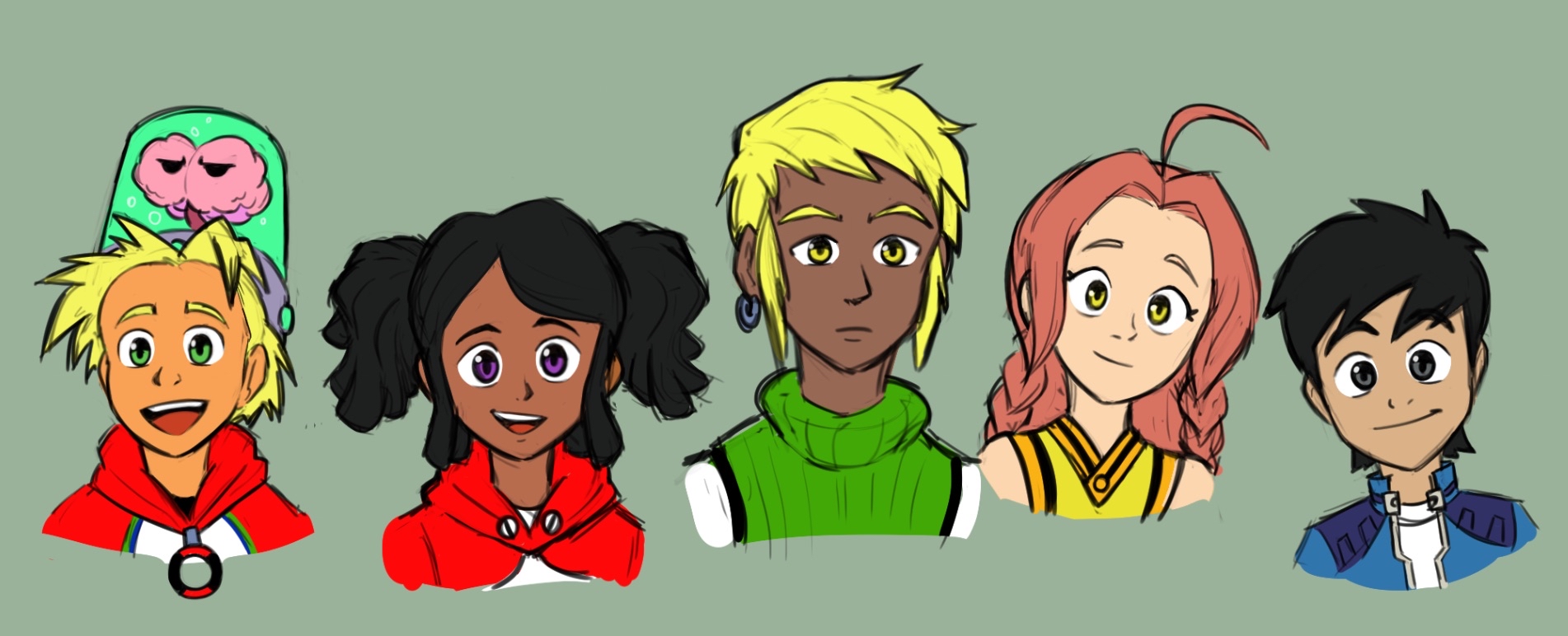 FusionFall NPCs art