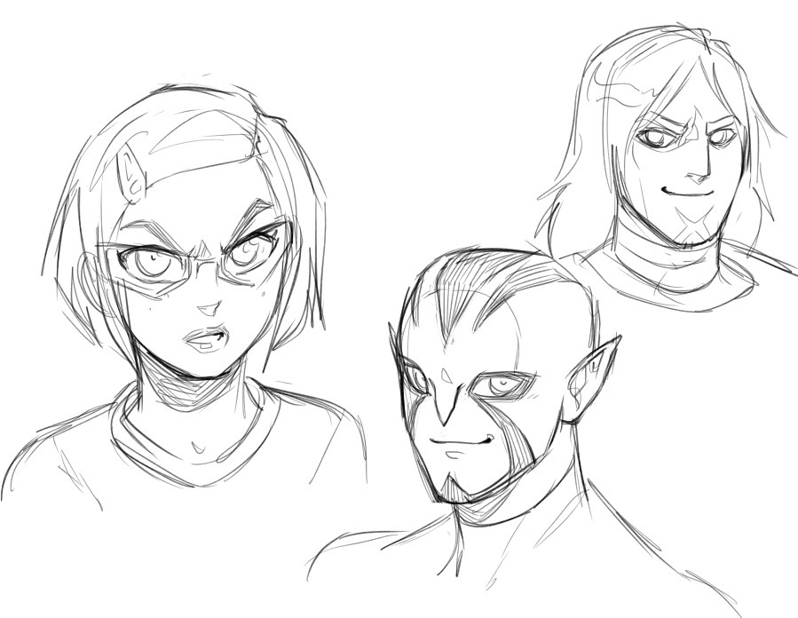 FusionFall Omniverse Gwen, Kevin, and Rook