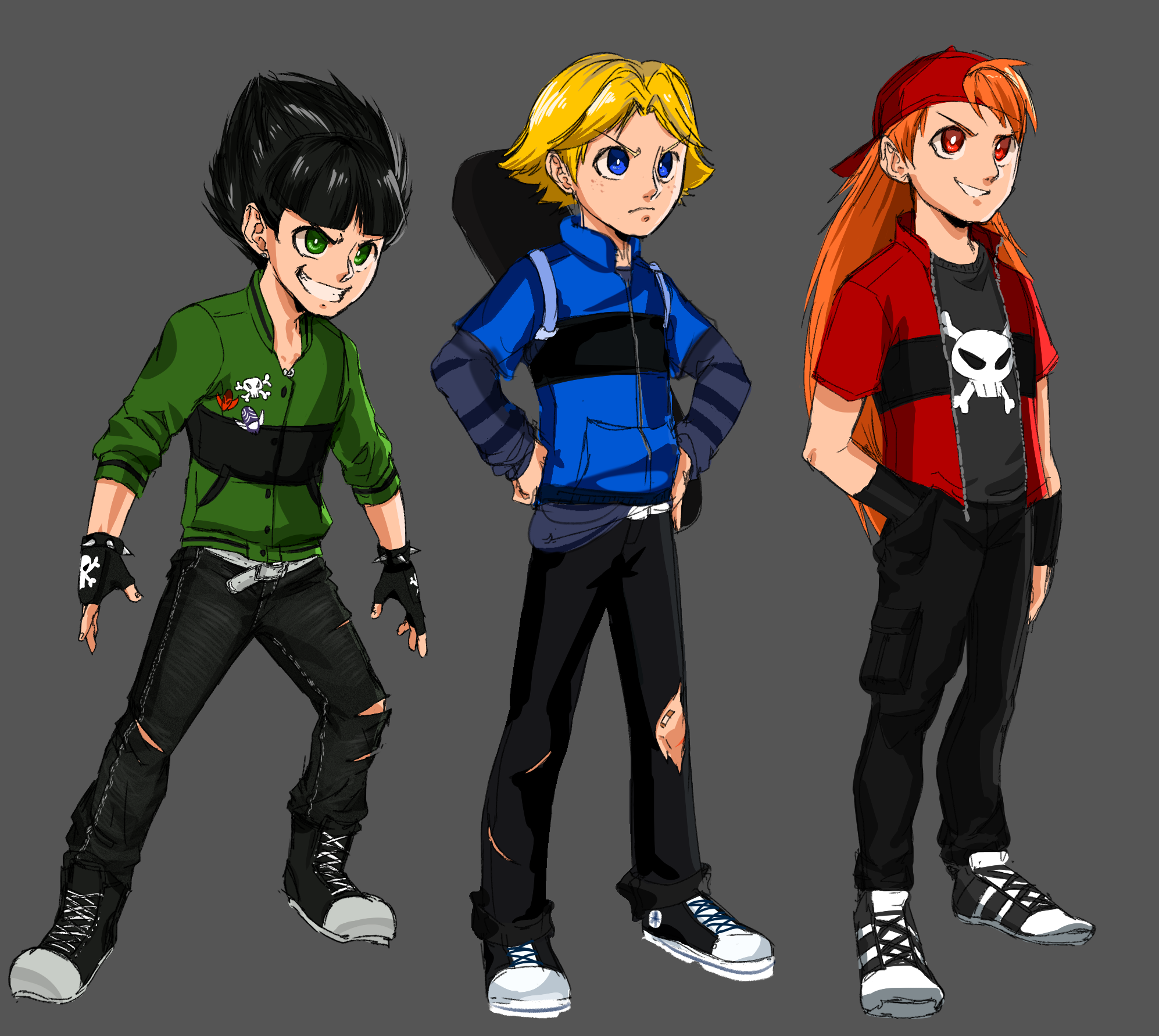 FusionFall Rowdy Ruff Boy Designs