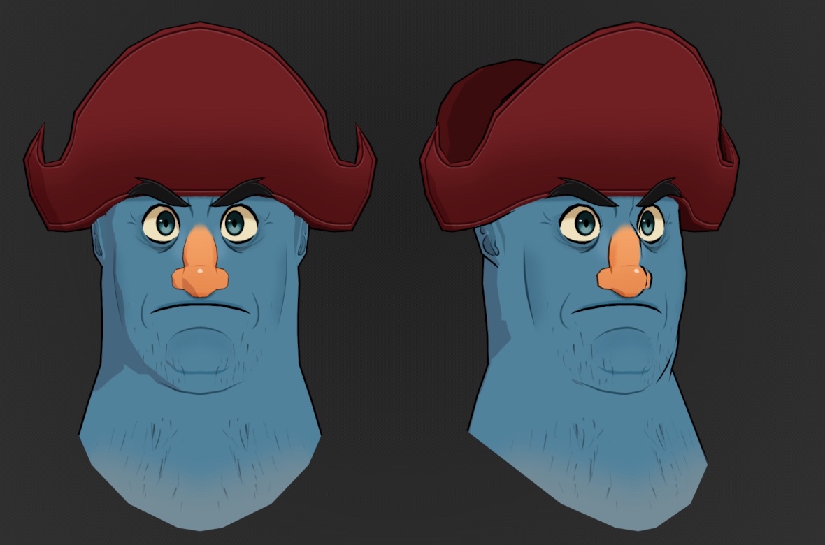 FusionFall Styled Captain Knuckles model from Misadventures of Flapjack