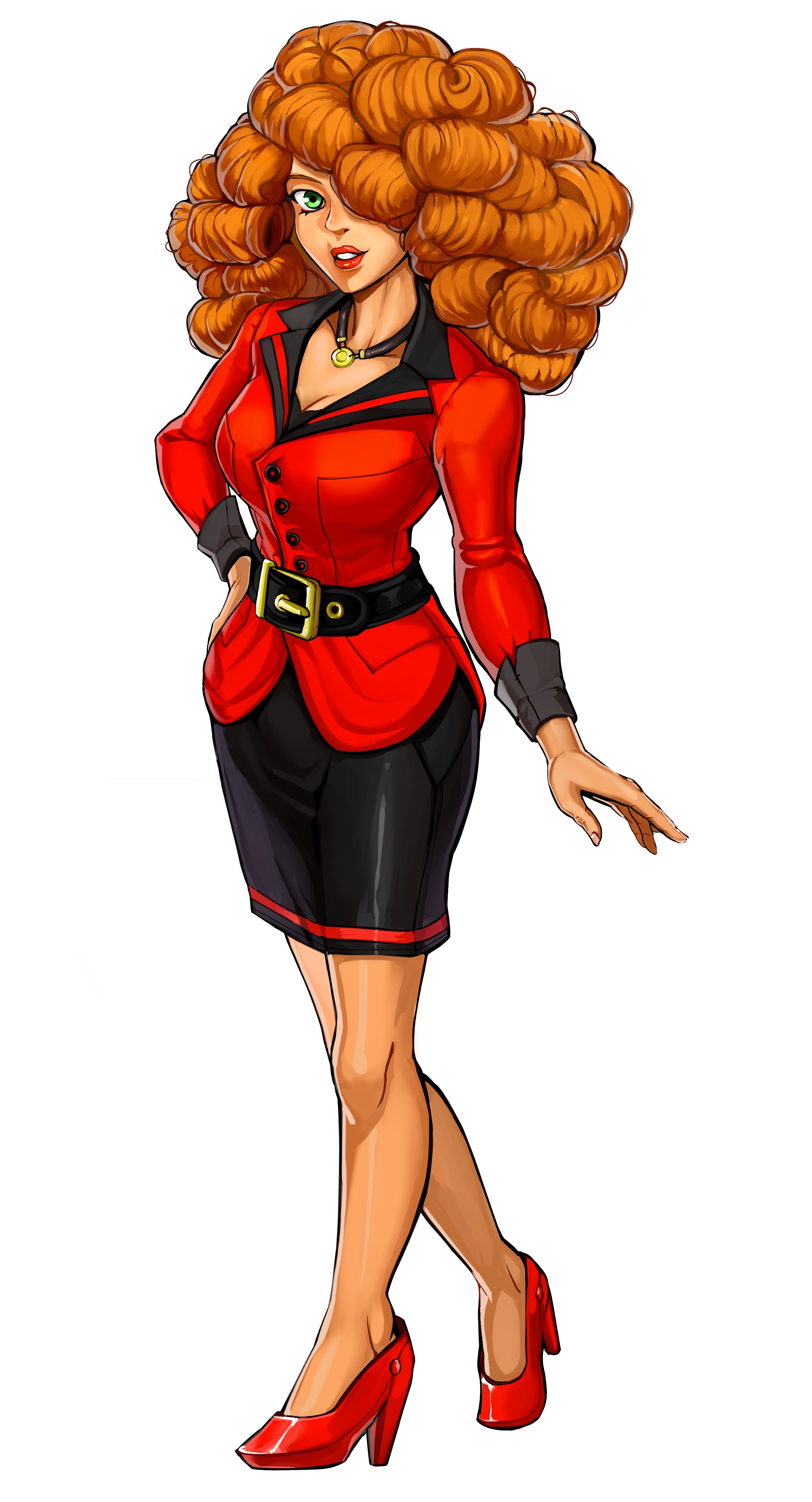 FusionFall Styled Ms. Bellum artwork