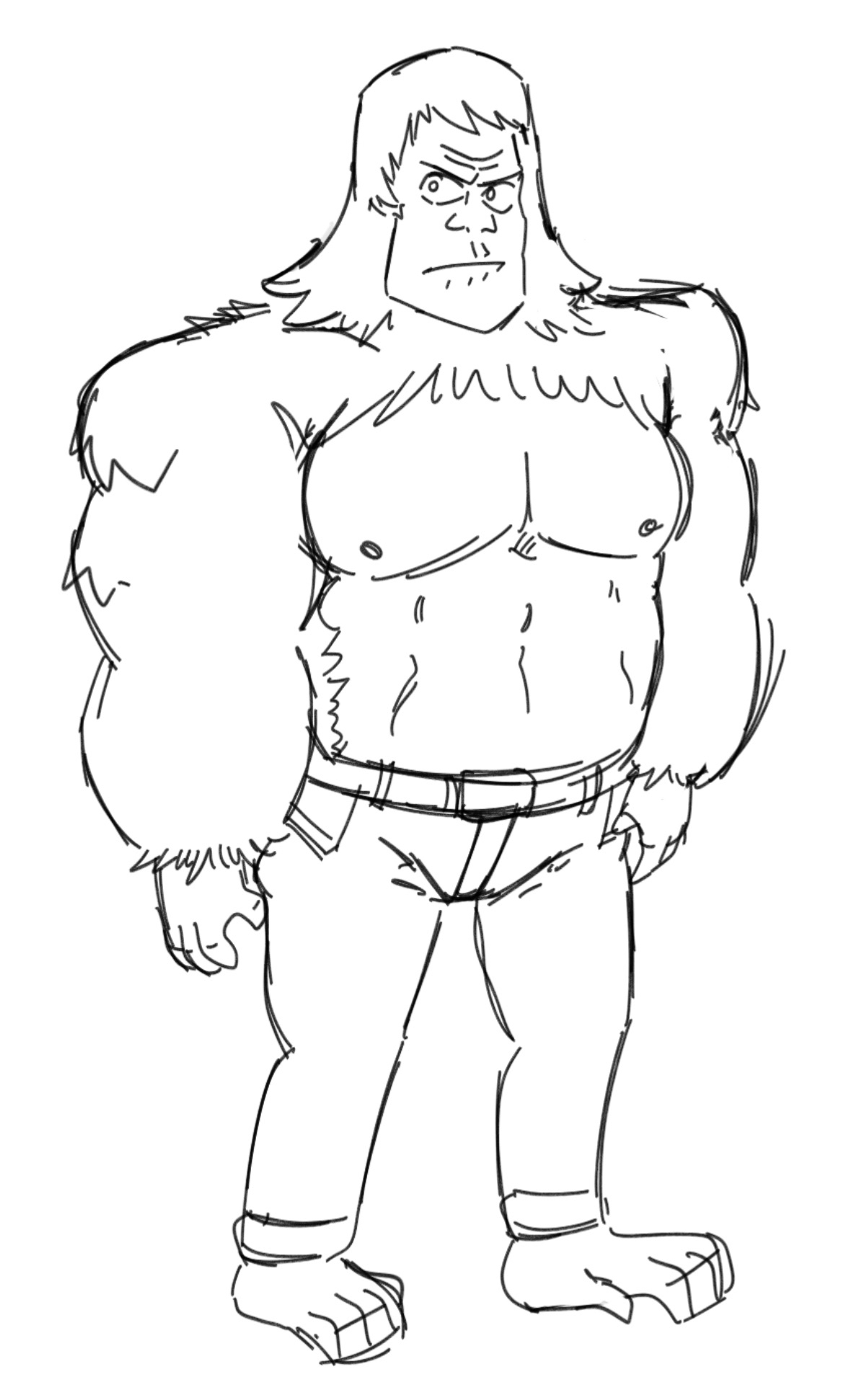 fusionfall styled regular show sketch