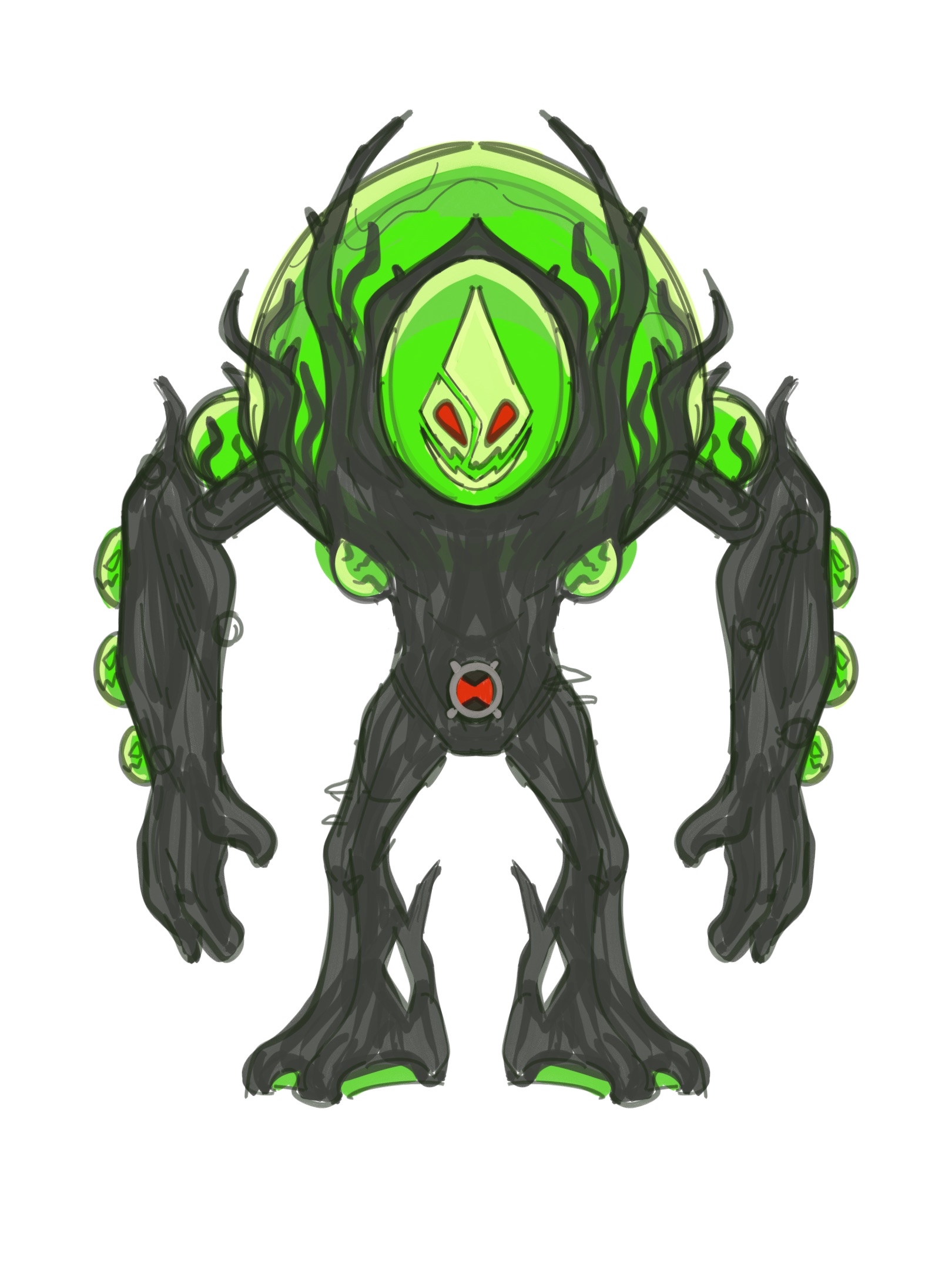 FusionFall Ultimate Swampfire Art Concept