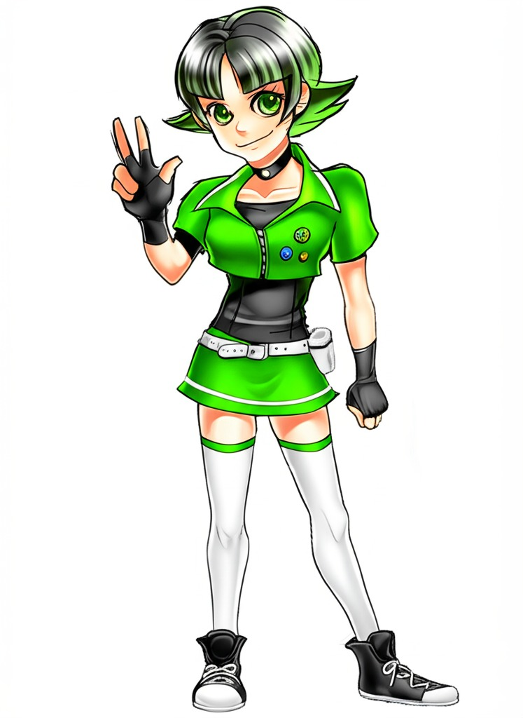 Virt's Buttercup Fullbody (Colorized)