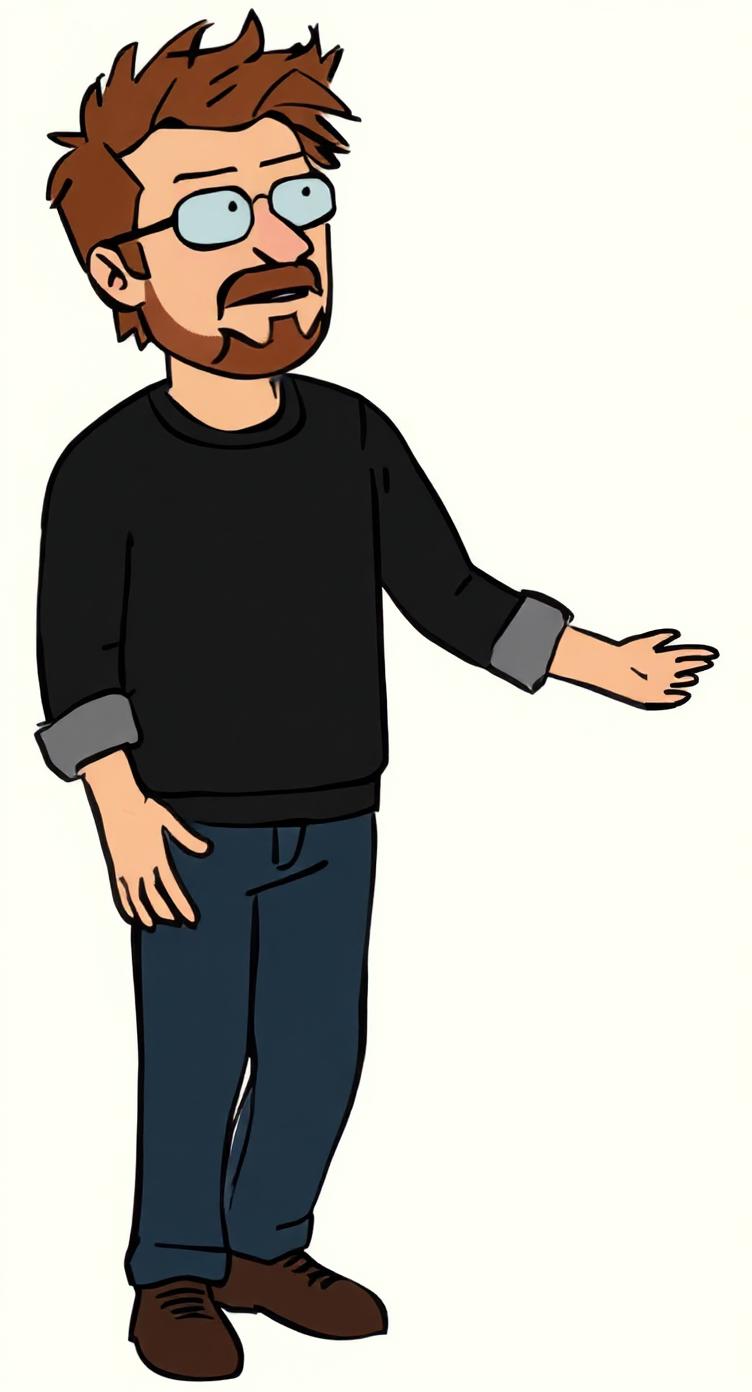 Justin Roiland Color Art