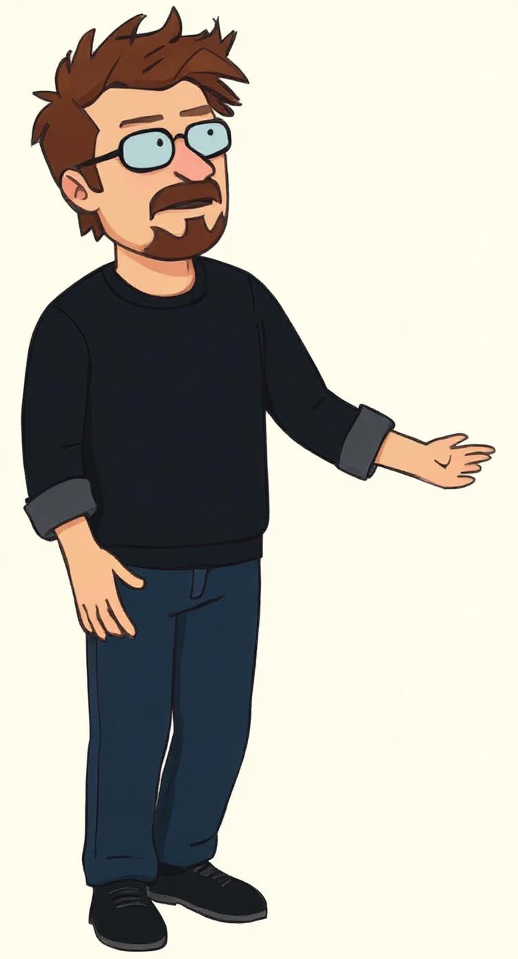 Colorized Justin Roiland 2
