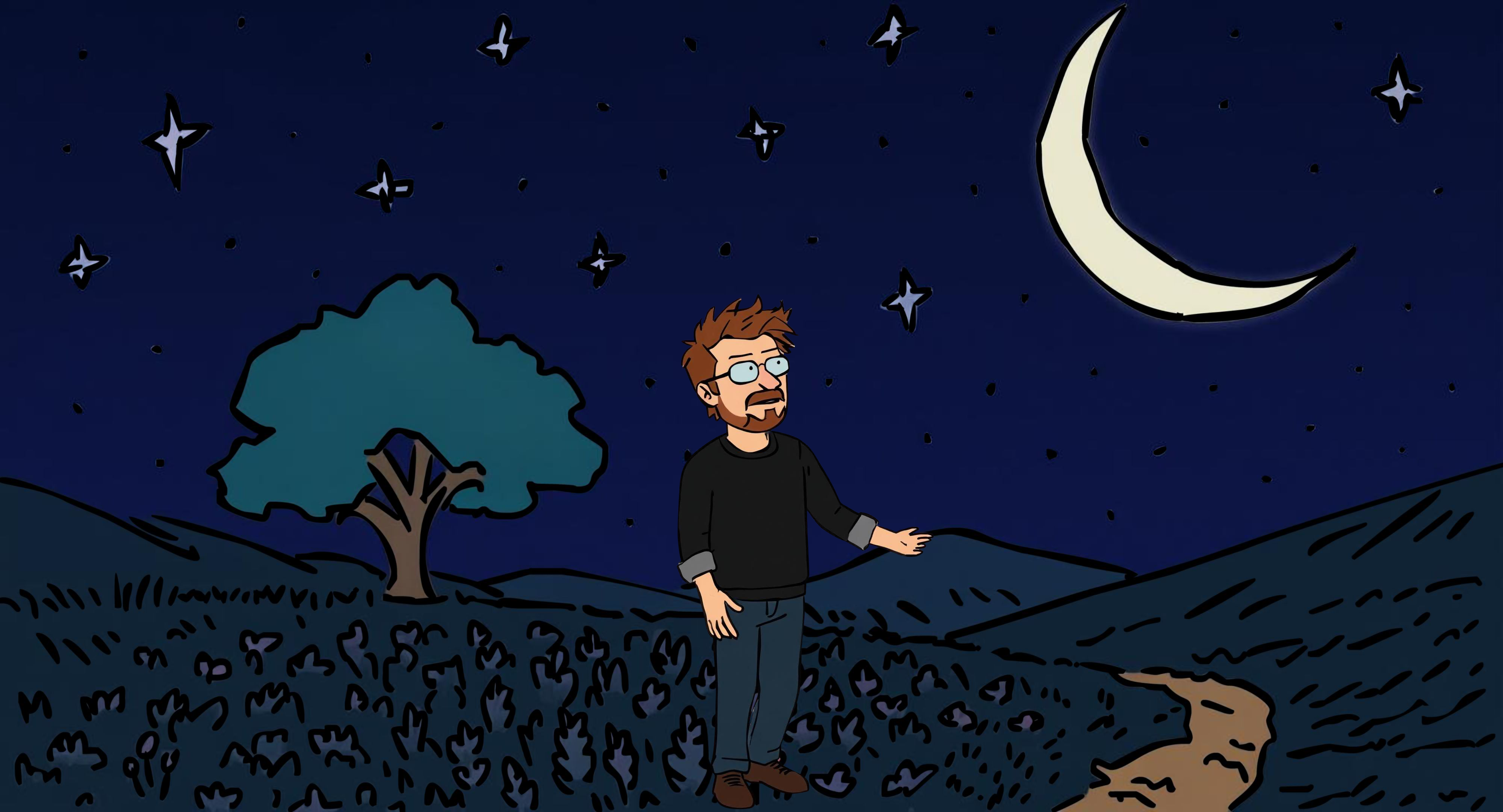 Justin Roiland composited into the final scene