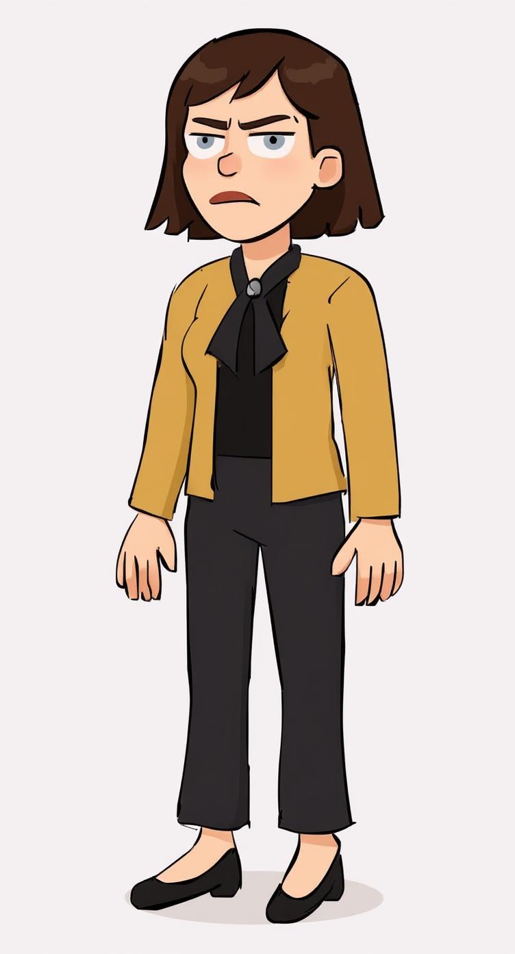 Colorized version of main character